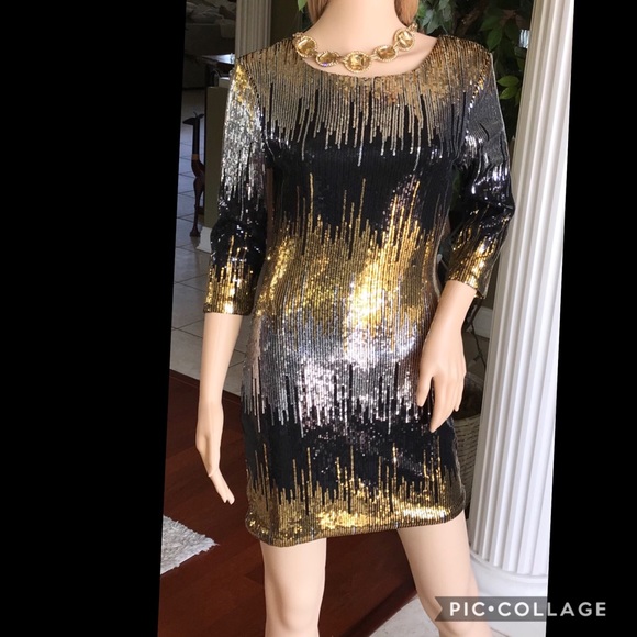 Sequined Bodycon Mini - Picture 1 of 8